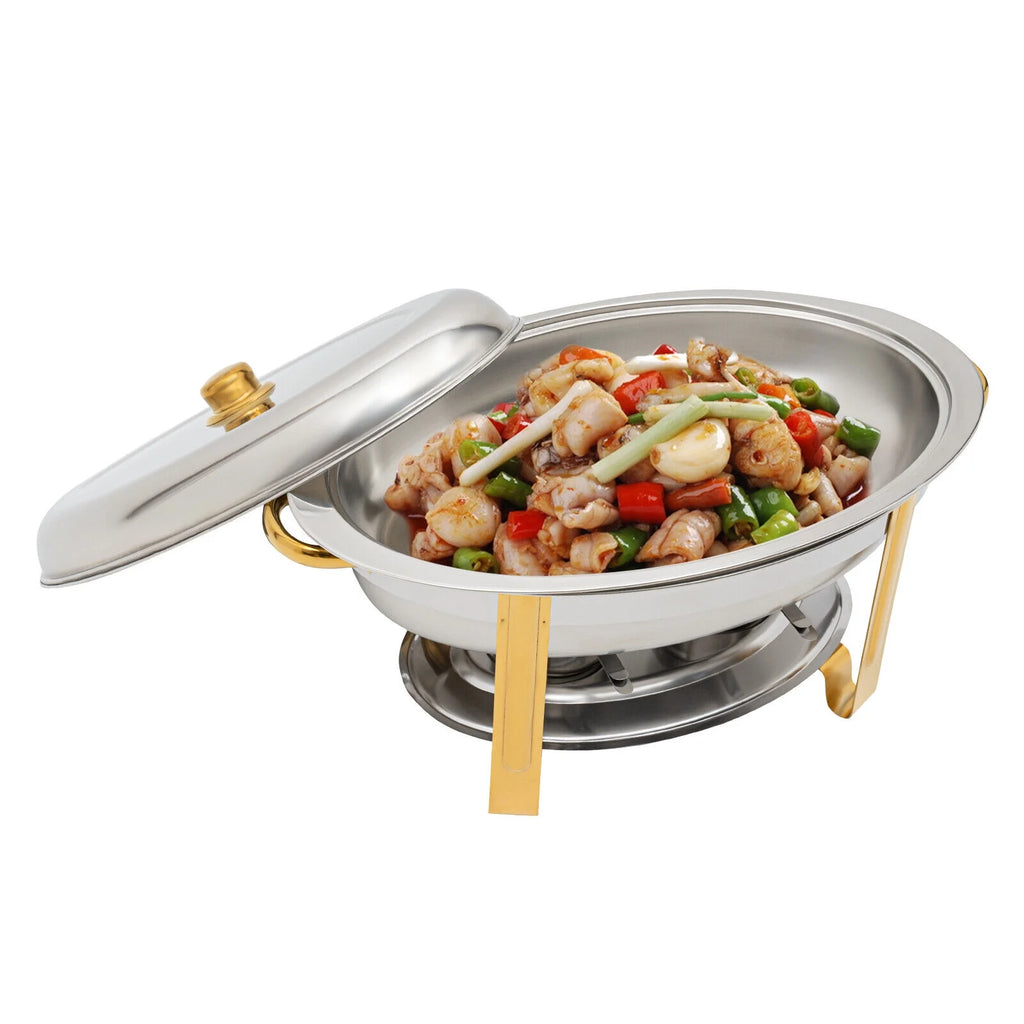 5.5L Stainless Steel Chafing Dish Buffet Set with Lid U49962