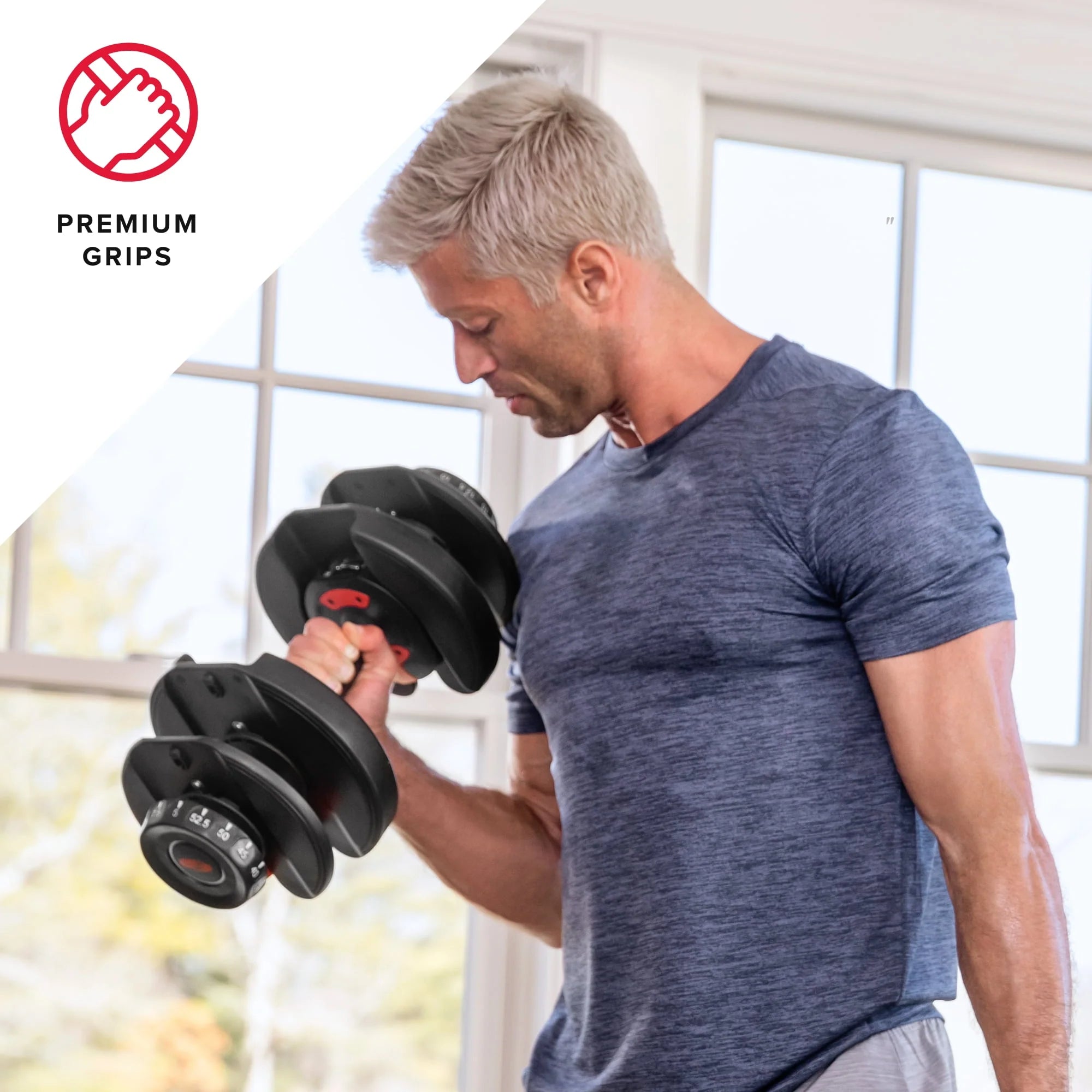 Bowflex SelectTech 552 Adjustable Dumbbell, Single B2167