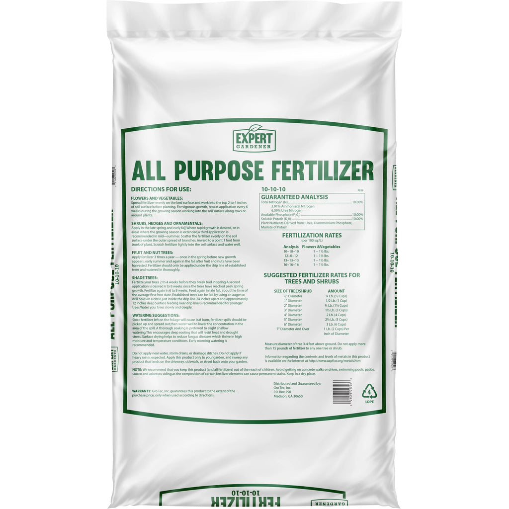 Expert Gardener All Purpose Plant Food Fertilizer 13-13-13, 40 lb E30467