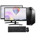 Desktop Computer Package Compatible with Lenovo ThinkCentre M93P, Intel Core i5 4570 3.20GHz, 8GB RAM, 256GB SSD, Dual 20Inch LCD Monitor, KB, Mouse, WiFi, USB 3.0 Windows 10 Home 64-bit(used)
