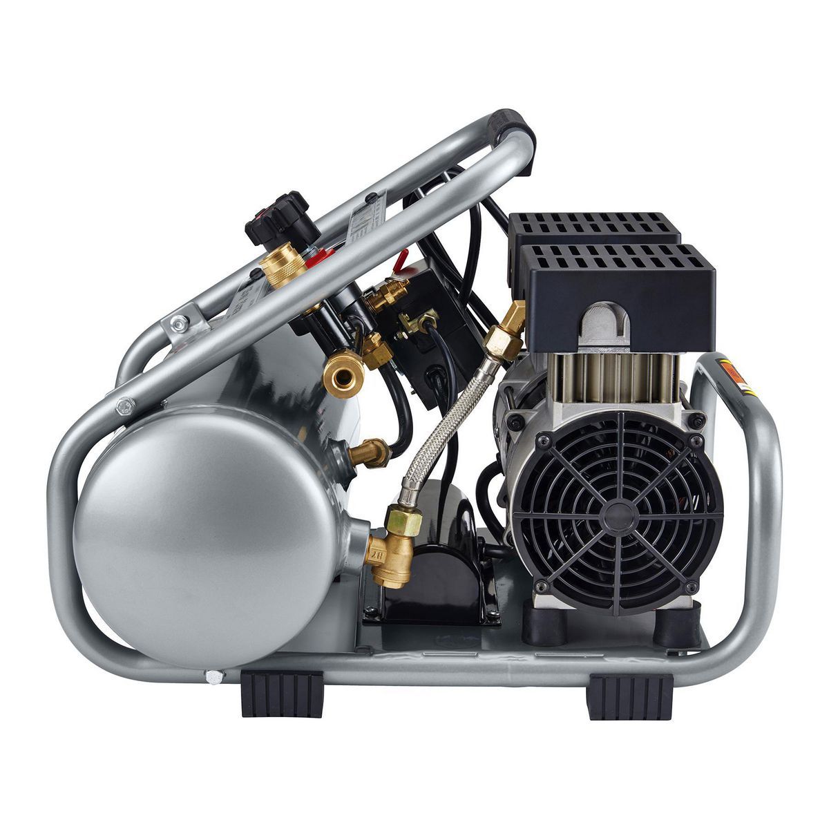 FORTRESS 2 Gallon 135 PSI Ultra Quiet Oil-Free Air Compressor S75569