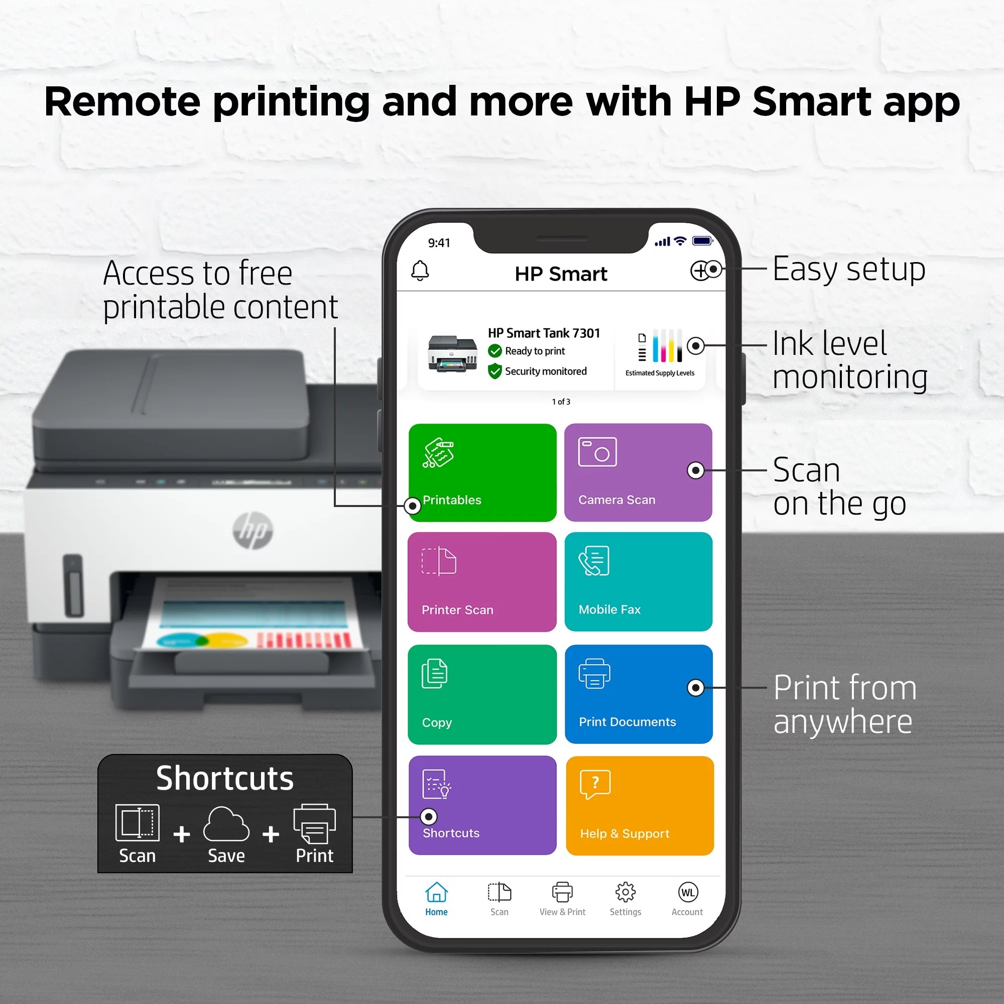 HP Smart Tank 7301e All-in-One InkJet Printer O674046