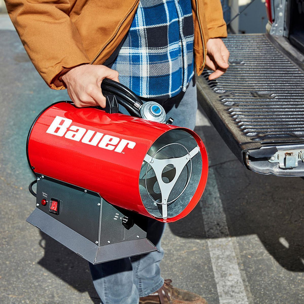 BAUER 30,000 - 60,000 BTU Forced Air Propane Heater D6370