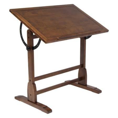 Studio Designs Vintage Drafting Table, Rustic Oak X4333