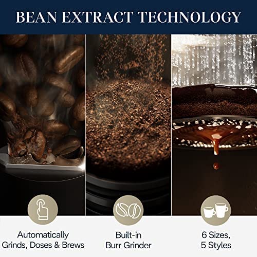 DeLonghi TrueBrew Drip Coffee Maker with Built-in Grinder, Hot or Iced Coffee, CAM51025MB V676545