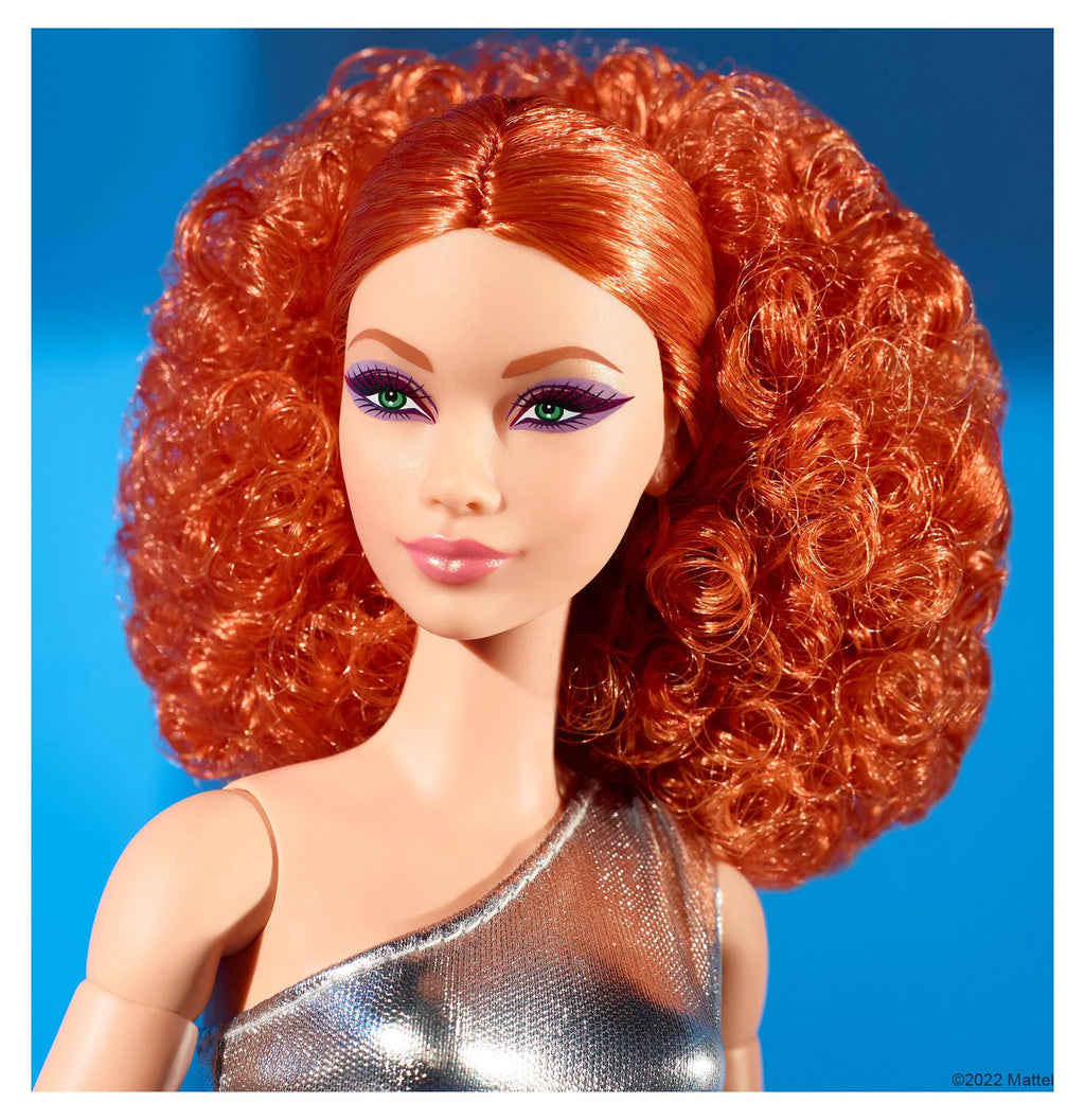 Barbie Looks Collectible Fashion Doll with Curly Red Hair I352