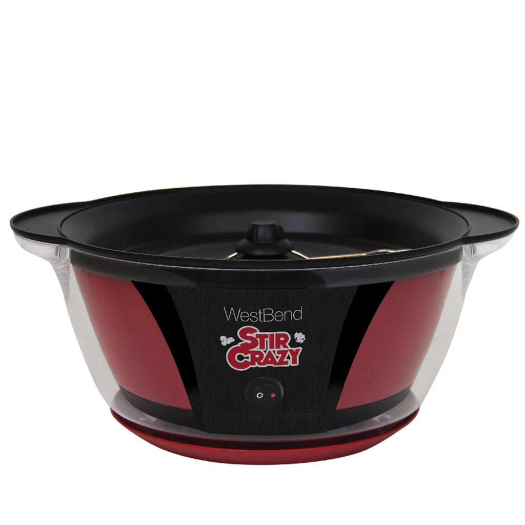 West Bend Stir Crazy Electric Popcorn Maker, Red E978