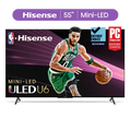 Hisense 55-Inch Class U6 Series Mini-LED QLED Google Smart TV (55U6K) - QLED, 600-Nit, Dolby Vision IQ & Dolby Atmos, Full Array Local Dimming