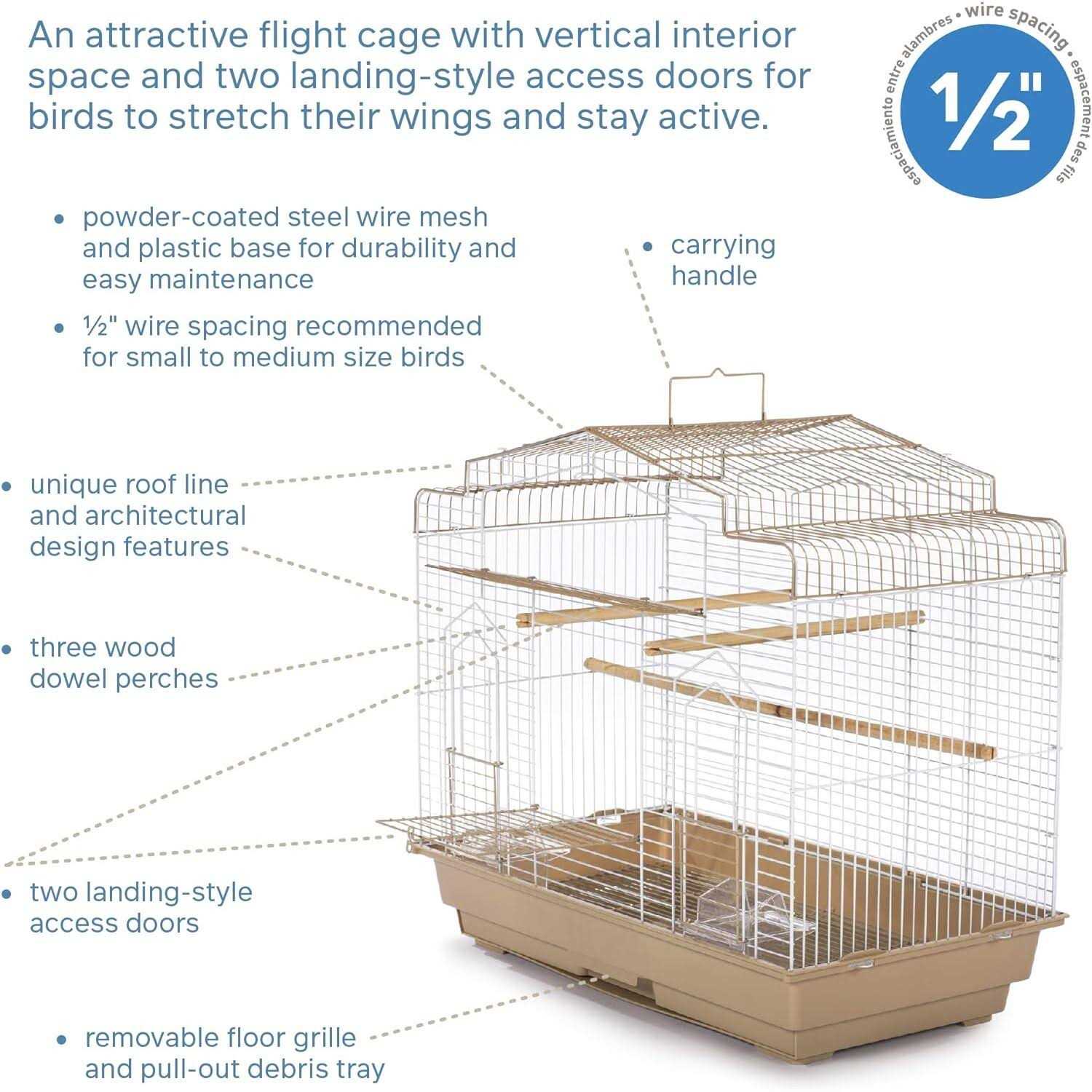 Prevue Pet Products Barn Style Bird Cage W322
