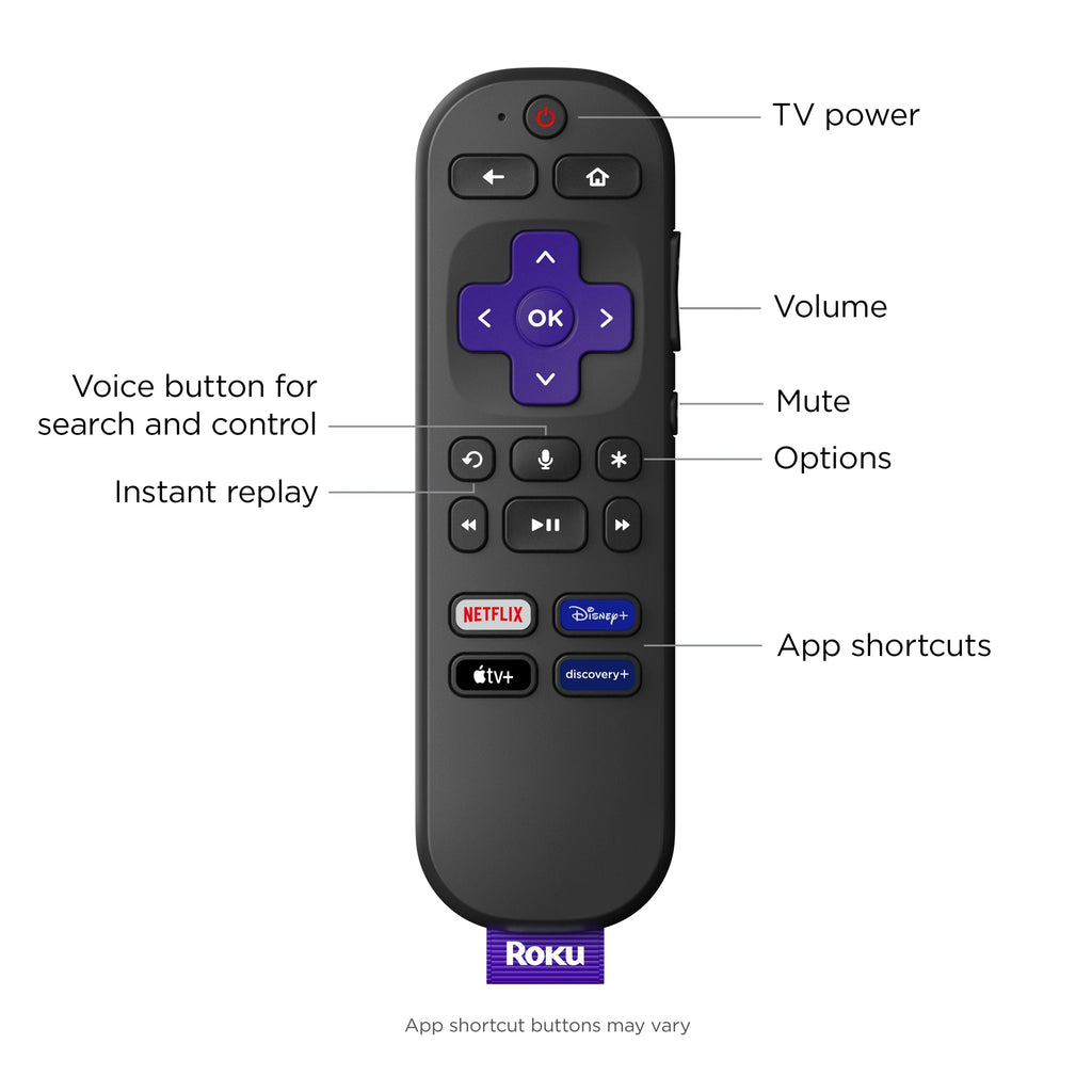 Roku Streaming Stick 4K with Voice Remote and Long-Range Wi-Fi X7075