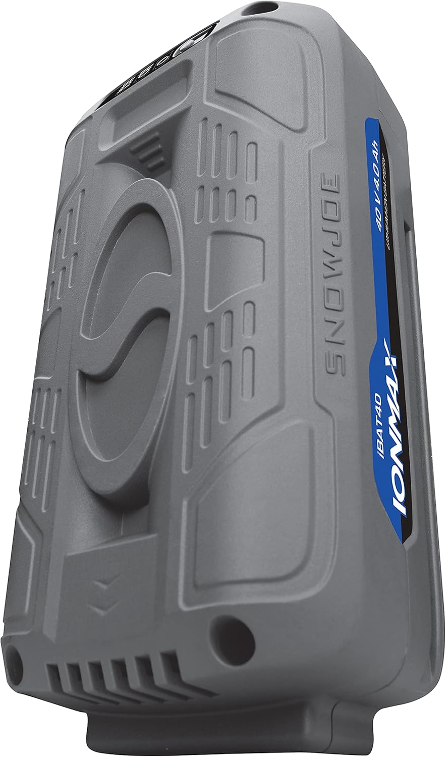 Snow Joe IBAT40-RM EcoSharp 40V 4.0Ah Lithium-Ion Battery, Gray (Refurbished) J5451