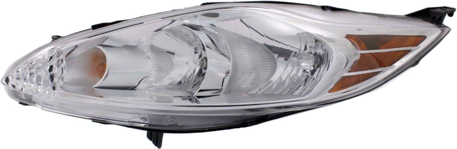 Evan-Fischer Headlight Set of 2 for 2011-2013 Ford Fiesta Clear Lens Halogen K314481