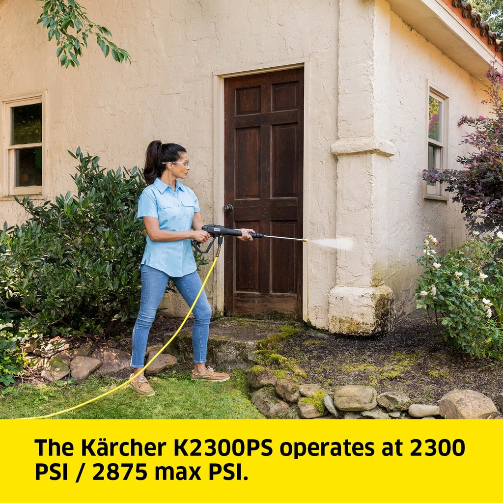 Karcher K1900PS 2375 Max PSI Electric Pressure Washer with 3 Nozzles V84517