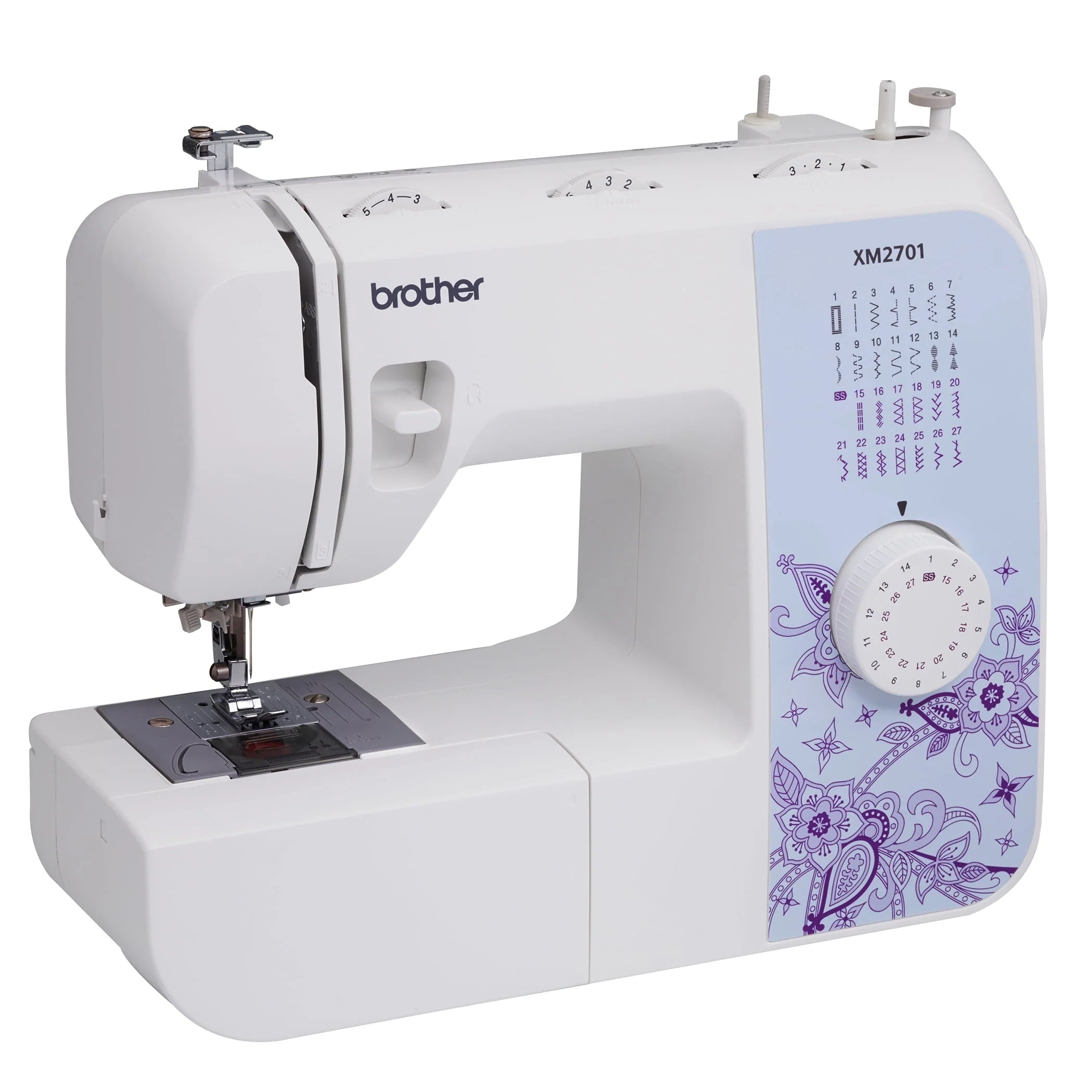 Brother XM2701 Portable Sewing Machine with 27 Stitches D8839