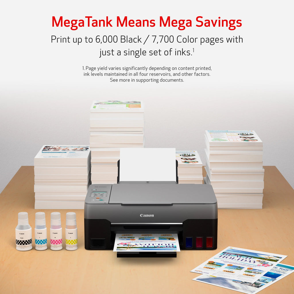 Canon PIXMA G3262 Wireless MegaTank All-In-One Printer T348335