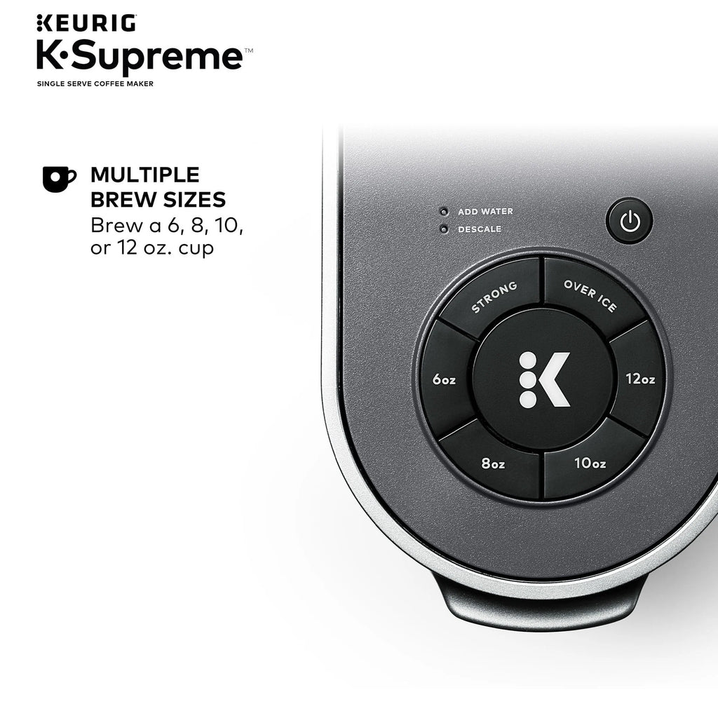 Keurig K-Supreme Single-Serve K-Cup Pod Coffee Maker, Black M388
