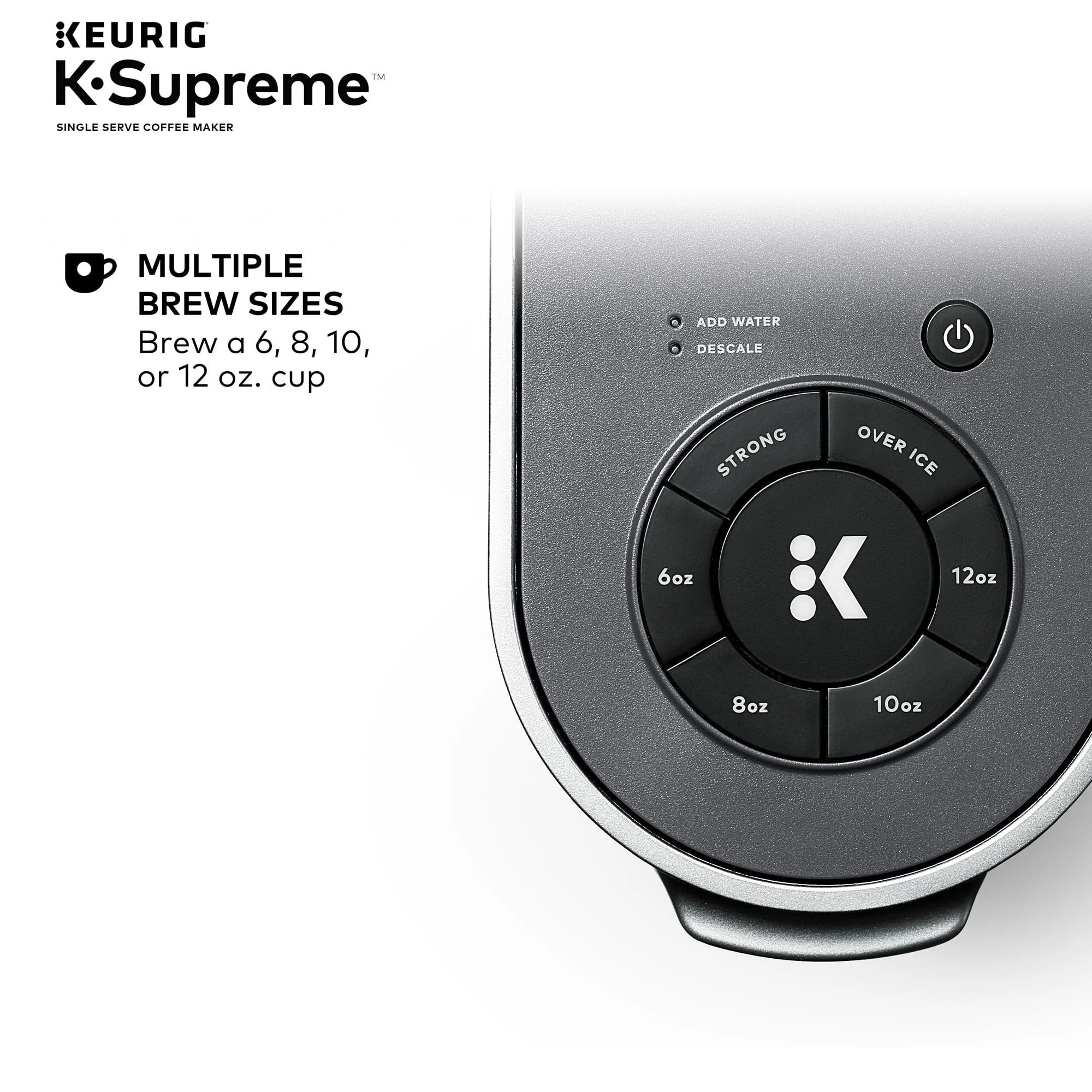 Keurig K-Supreme Single-Serve K-Cup Pod Coffee Maker, Black M388