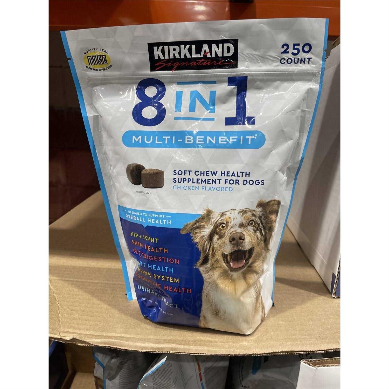 Kirkland Signature 8 in 1 Multi Benefit Soft Chew for Dogs V987652