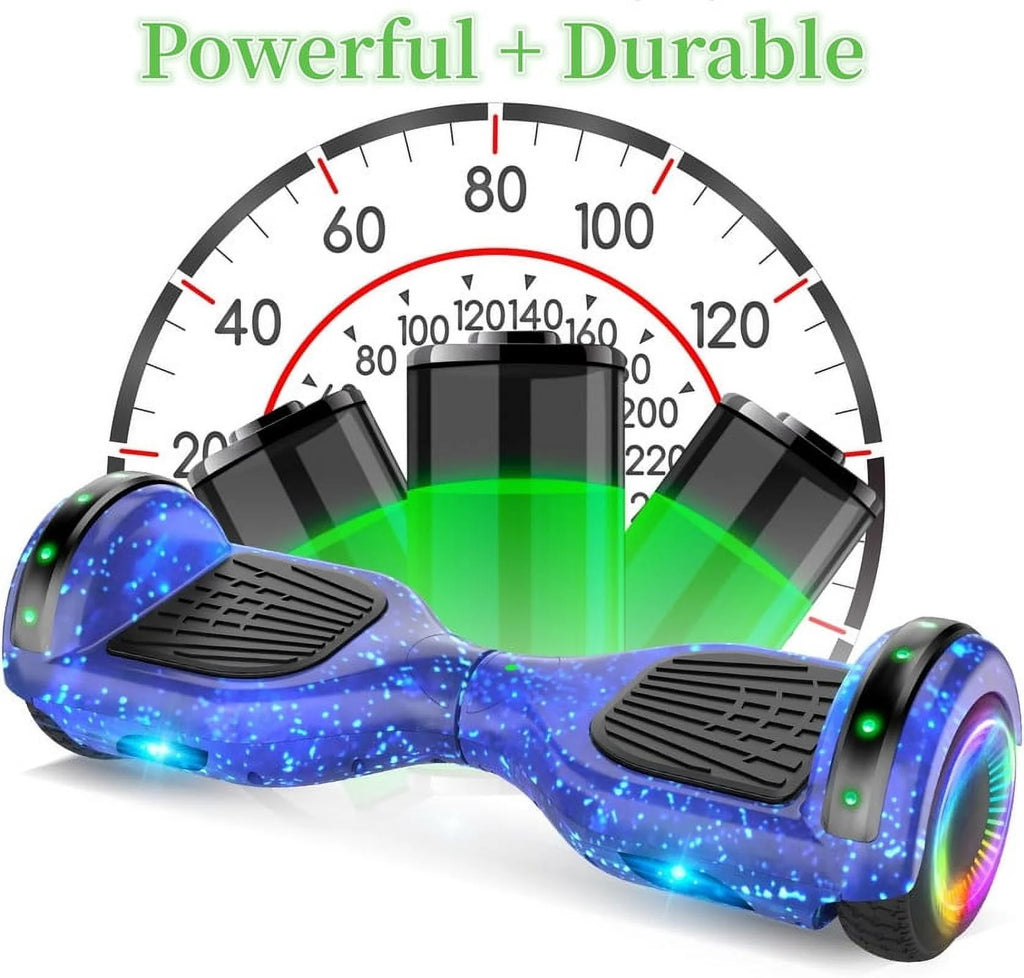 LIEAGLE Hoverboard with Seat Attachment, 6.5 inch Self Balancing Scooter S62540