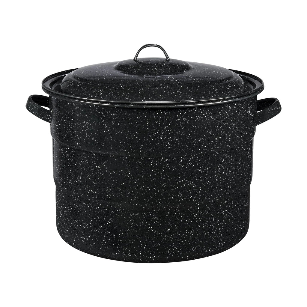 Granite Ware 21.5-Quart Water Bath Canner with Jar Rack U3249