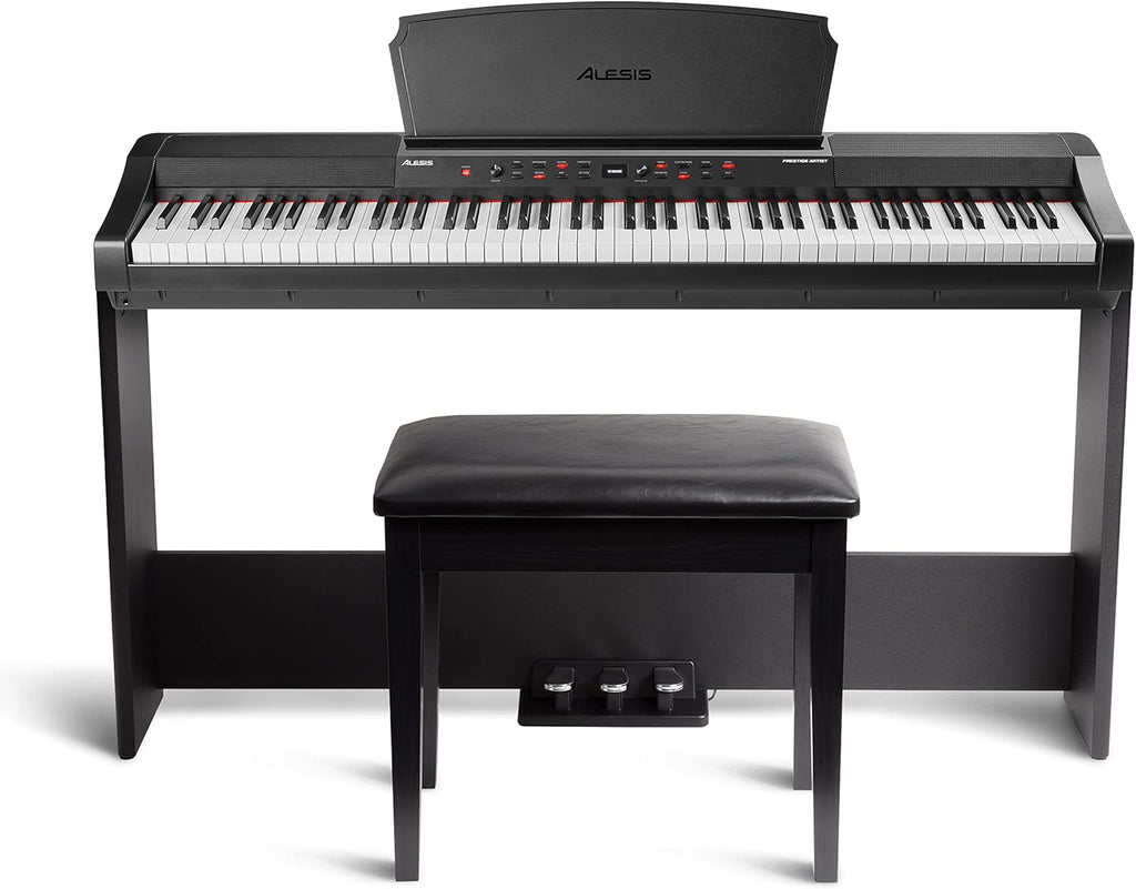 Alesis Recital Grand 88-Key Digital Piano with Weighted Keys W118983