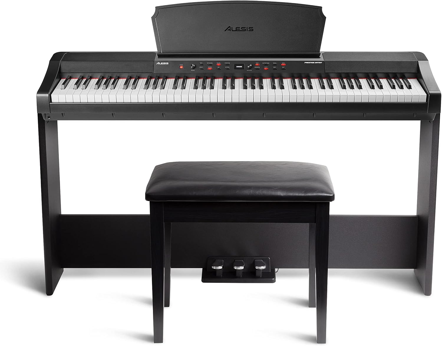 Alesis Recital Grand 88-Key Digital Piano with Weighted Keys W118983