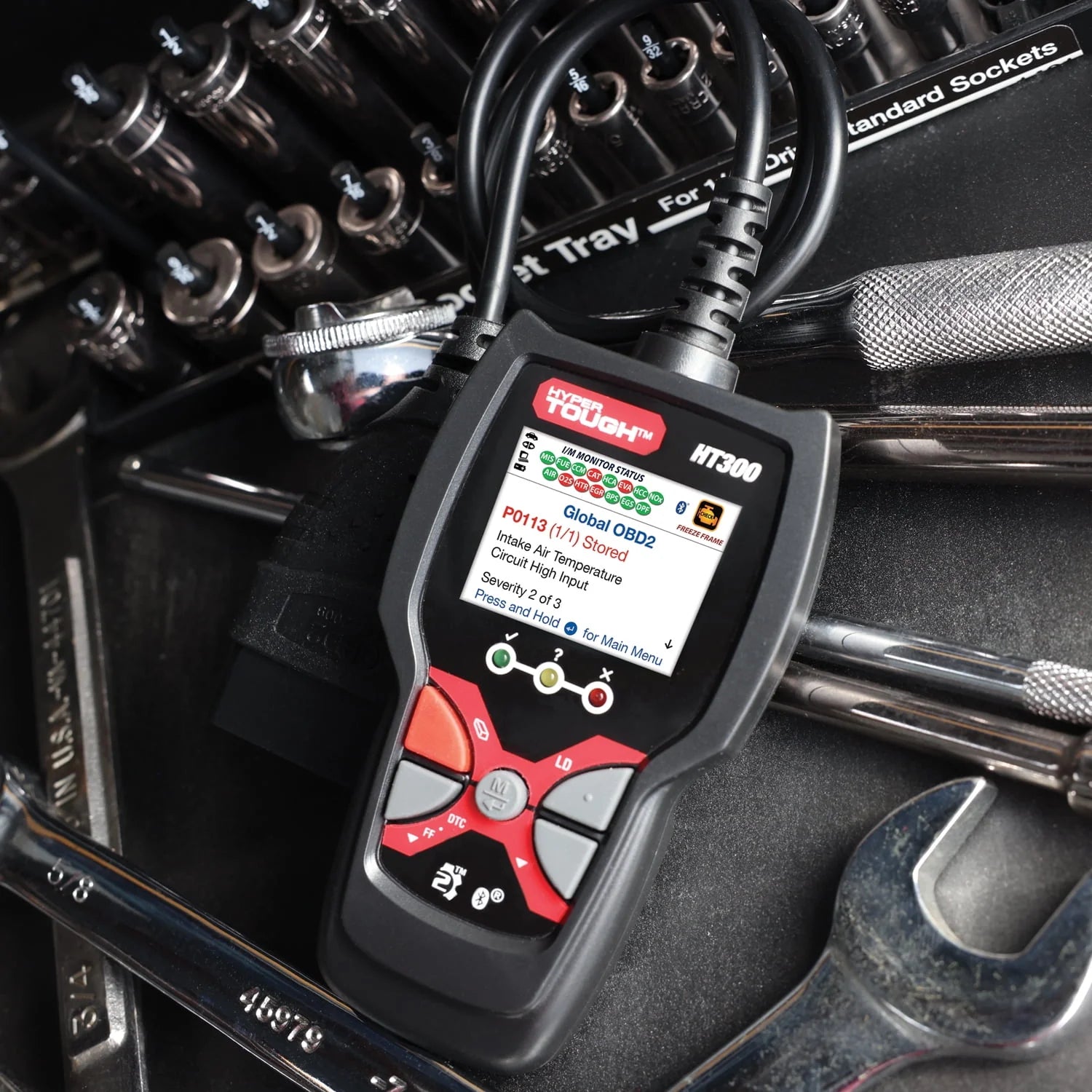 Hyper Tough HT300 Scan Tool OBD2 for 1996 & Newer Vehicles M90206