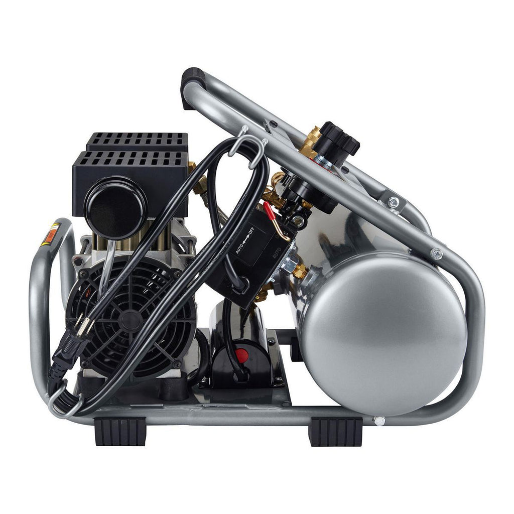 FORTRESS 2 Gallon 135 PSI Ultra Quiet Oil-Free Air Compressor S75569