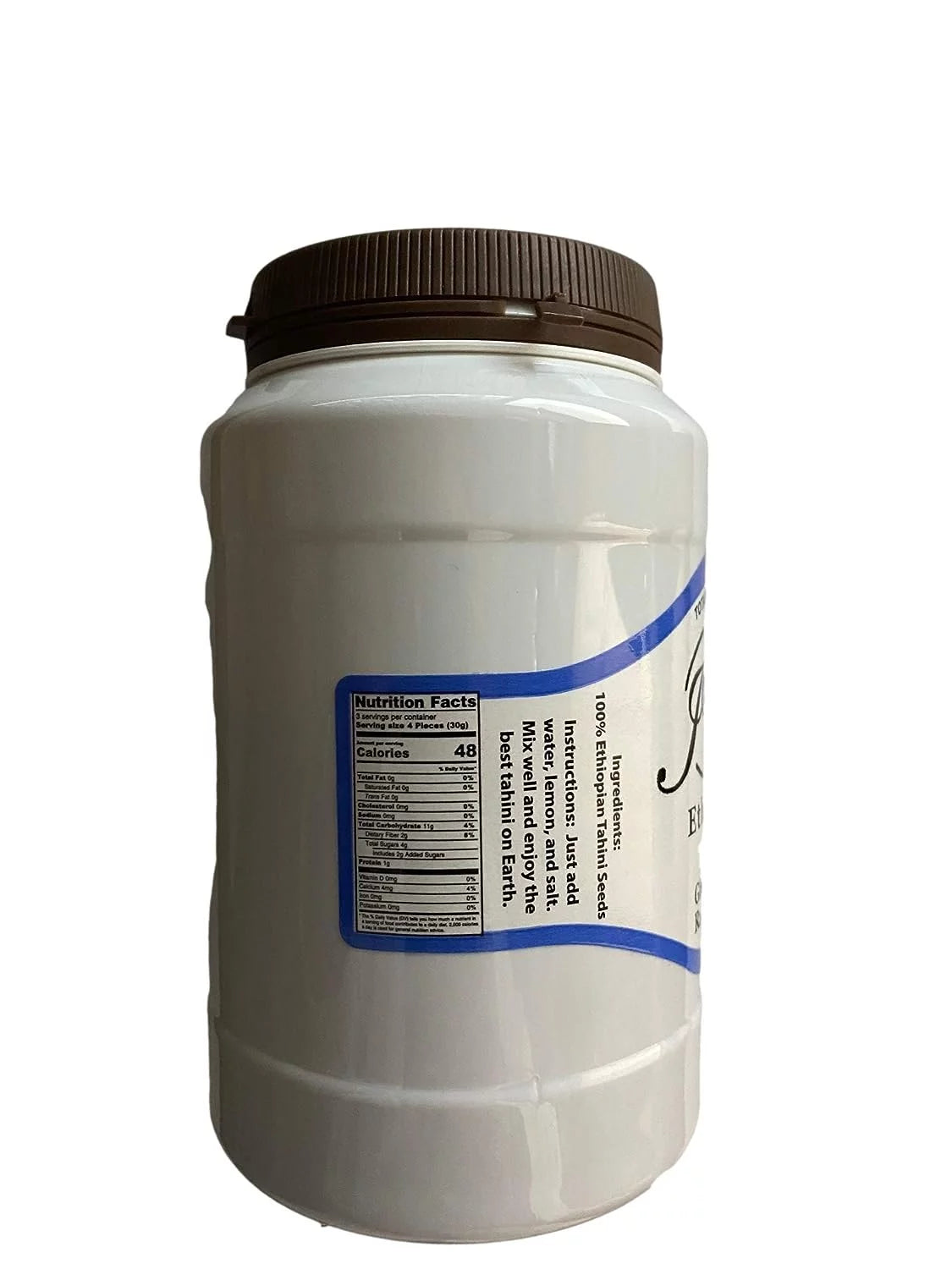 Joycie 100% Natural Ethiopian Tahini 16 oz Plastic Jar Pack of 3 J934936