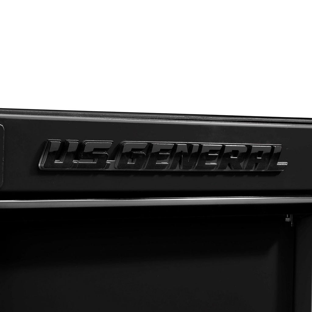 U.S. GENERAL 27 in. x 22 in. Roll Cab, Series 3, Black R13167
