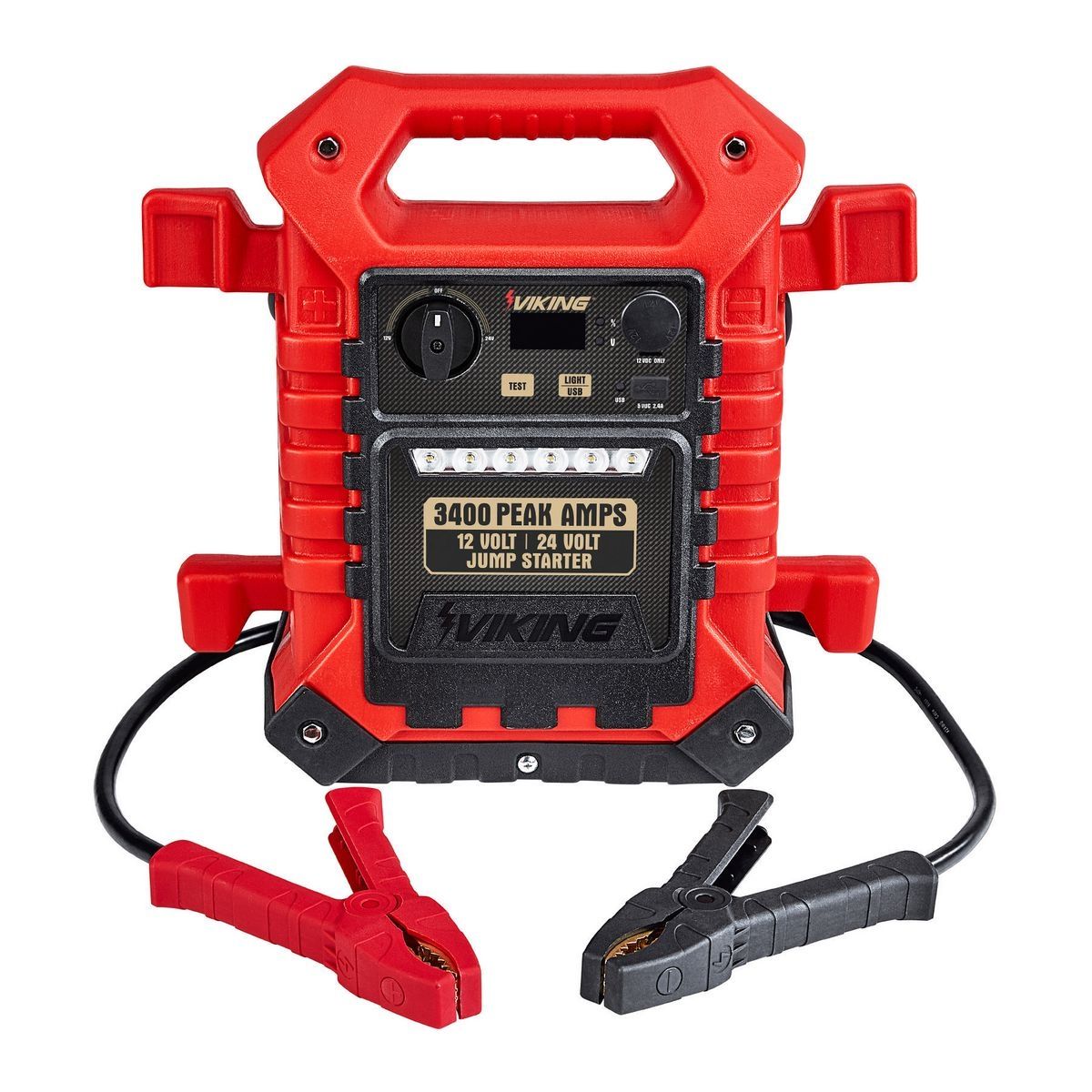 VIKING 3400 Peak Amp Pro Portable Car Battery Jump Starter V625