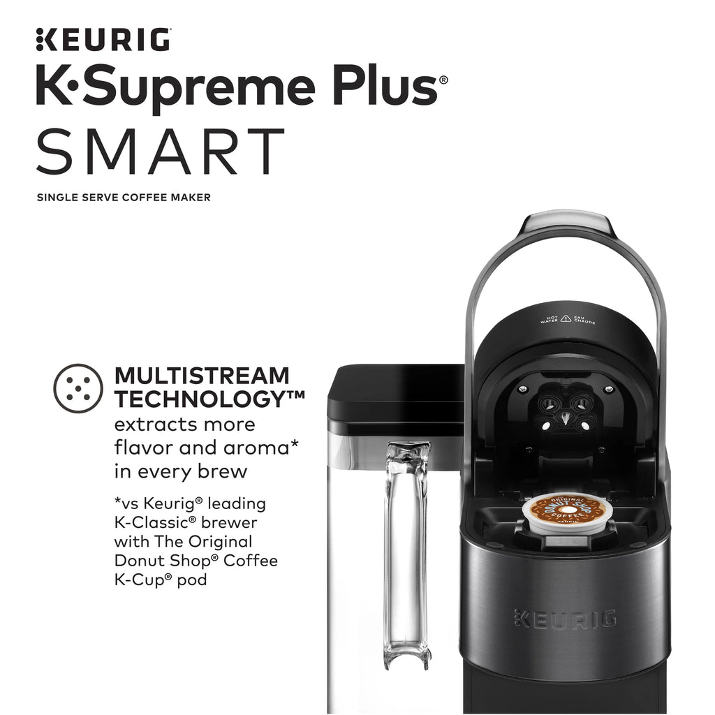 Keurig K-Supreme Plus Smart Single Serve Coffee Maker, Black P4286