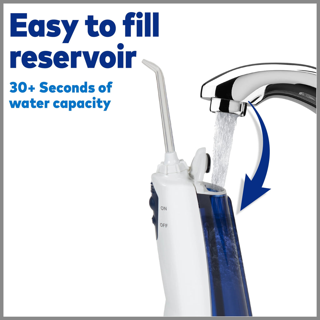 Waterpik Cordless Portable Rechargeable Water Flosser WP-360 S345834