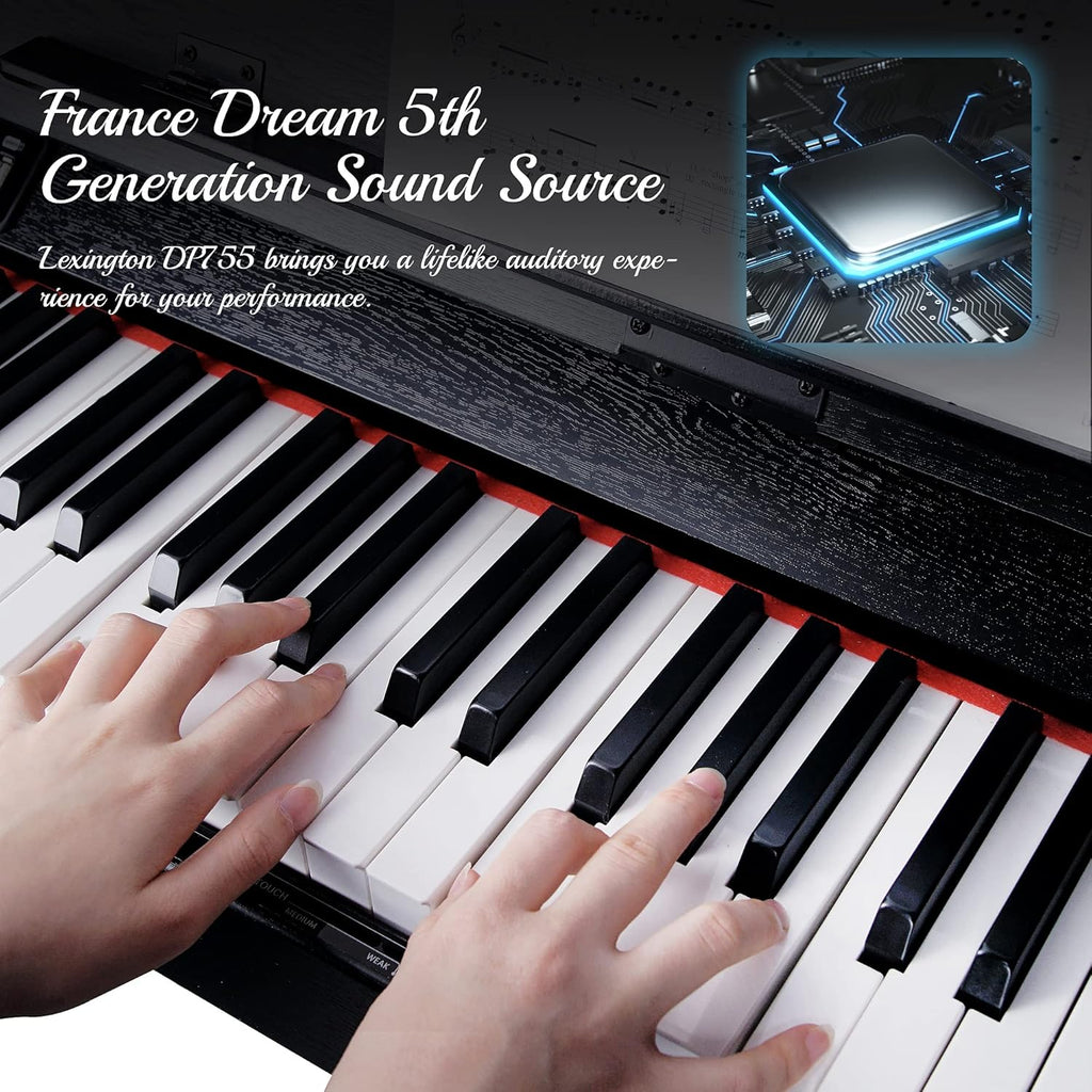 Lexington DP755 88 Keys Digital Piano with Graded Hammer Action I53265
