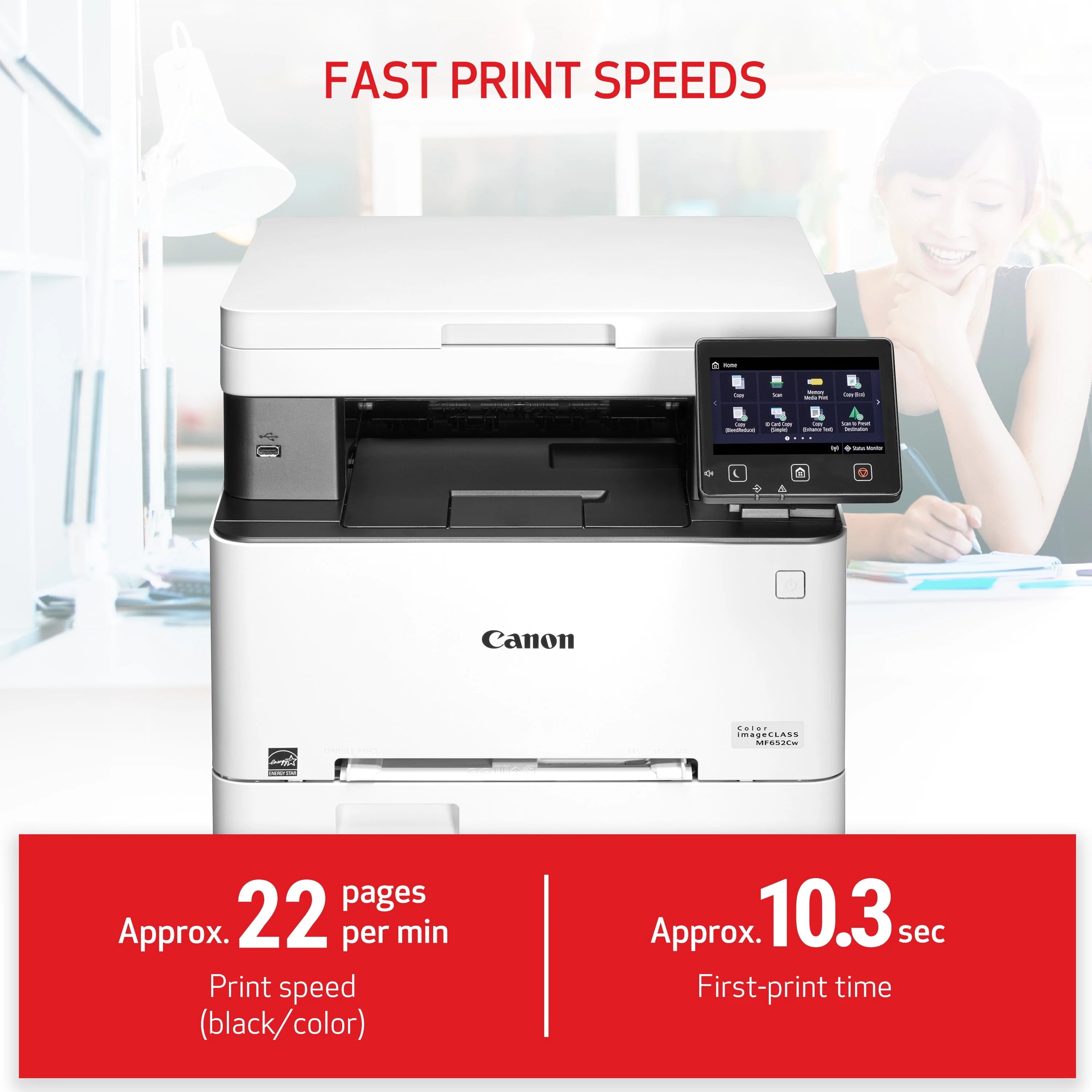 Canon Color imageCLASS MF652Cw Wireless Multifunction Laser Printer V1428