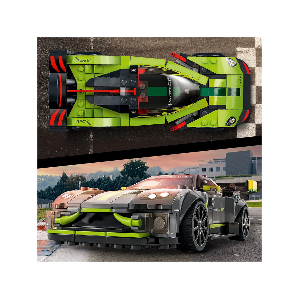 LEGO Speed Champions Aston Martin Valkyrie AMR Pro & Vantage GT3 76910 Race Car Toy Set L388314