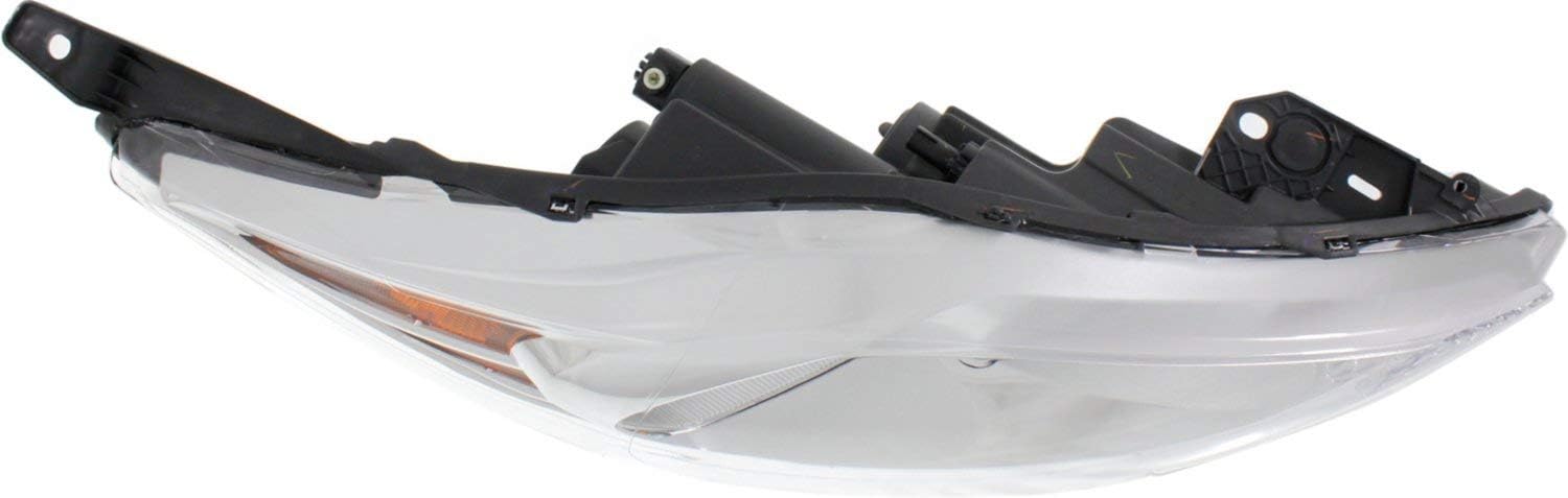 Evan-Fischer Headlight Set of 2 for 2011-2013 Ford Fiesta Clear Lens Halogen K314481