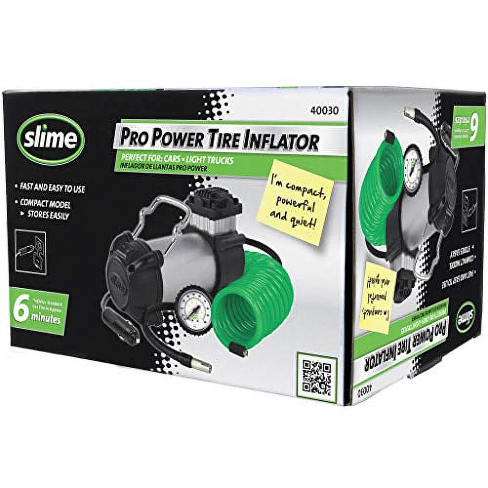 Slime Compact Pro Power 12 Volt Tire Inflator R14458