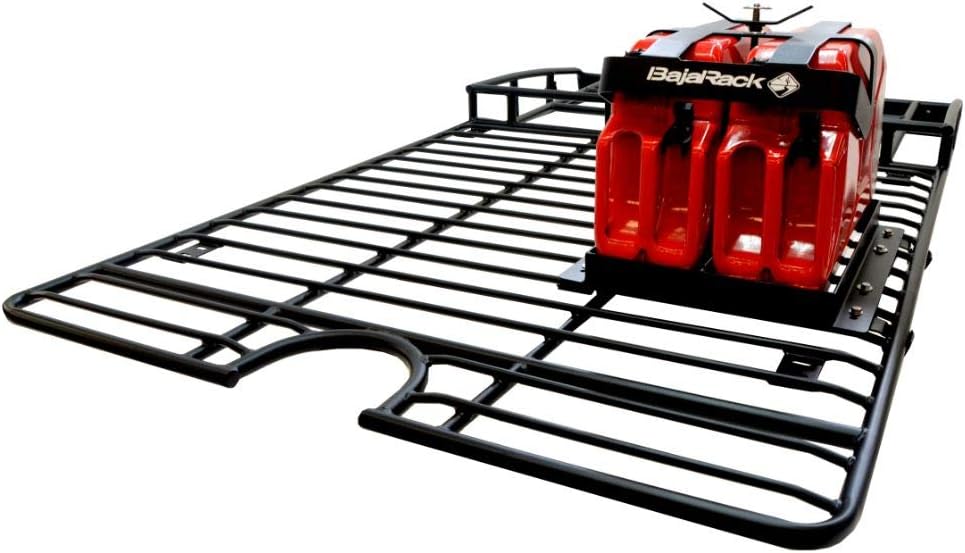 BAJARACK ADVENTURE EQUIPMENT Fuel Can Holder Mount for Two 5 Gallon Gas Cans K7305