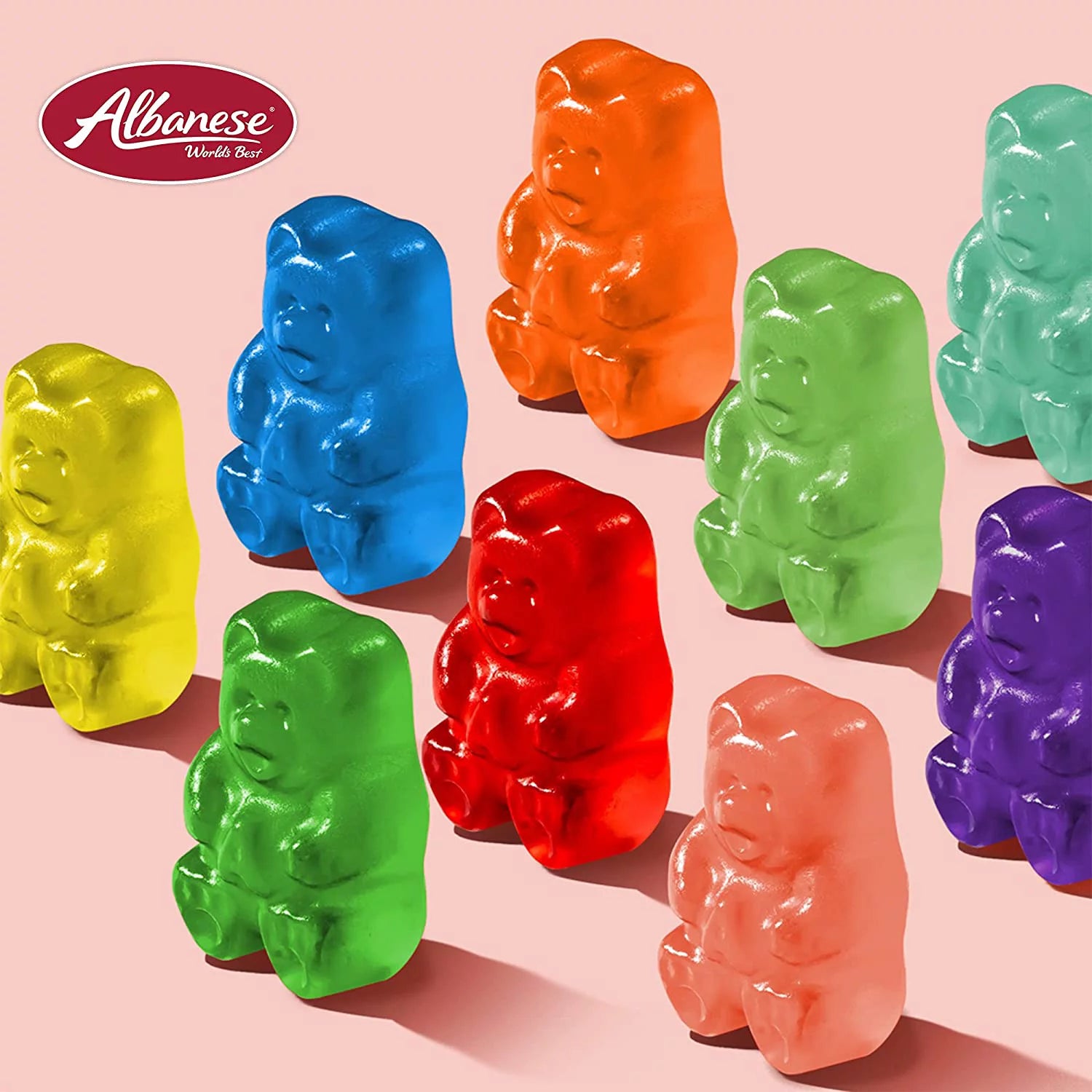 Albanese 12 Flavor Gummi Bears, 5 Pound Bag H69672