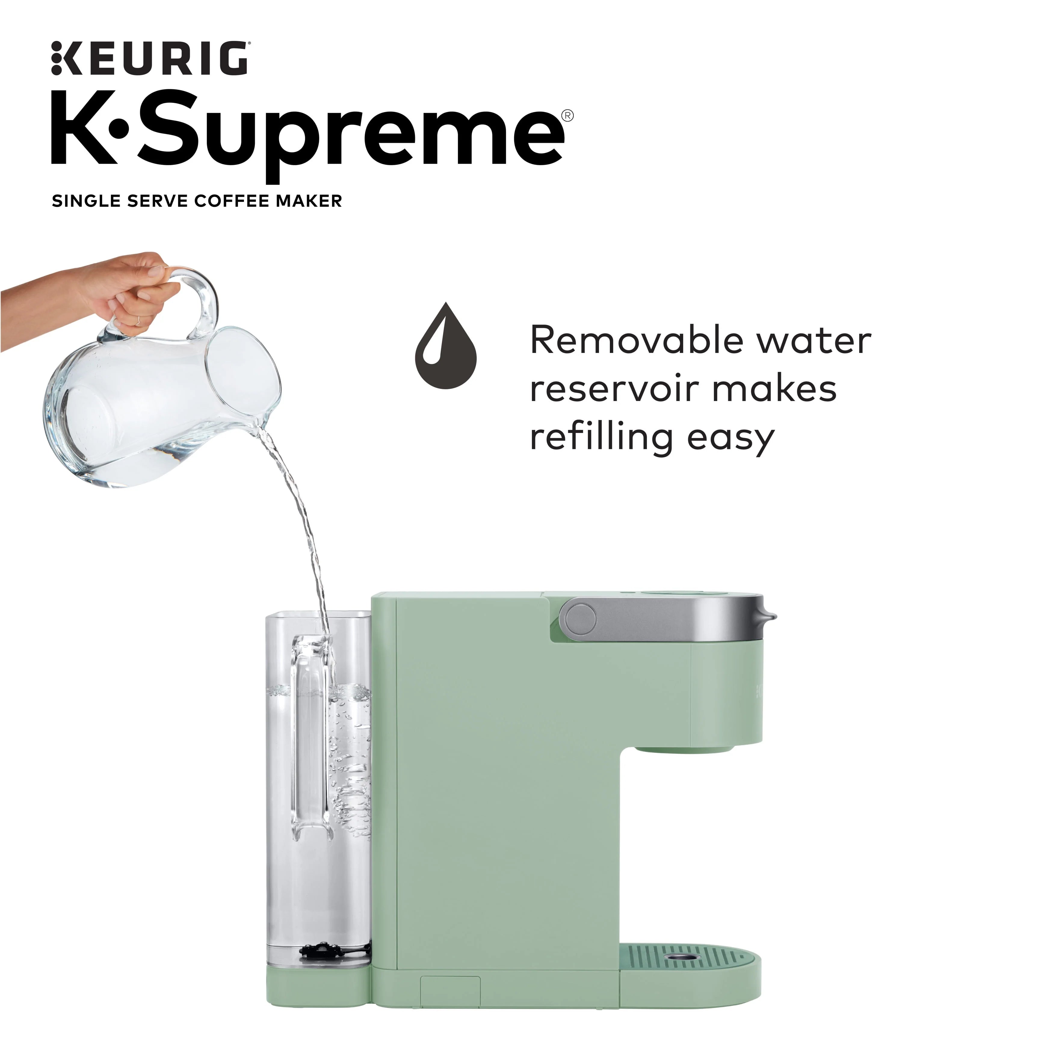 Keurig K-Supreme Single-Serve K-Cup Pod Coffee Maker, Black M388