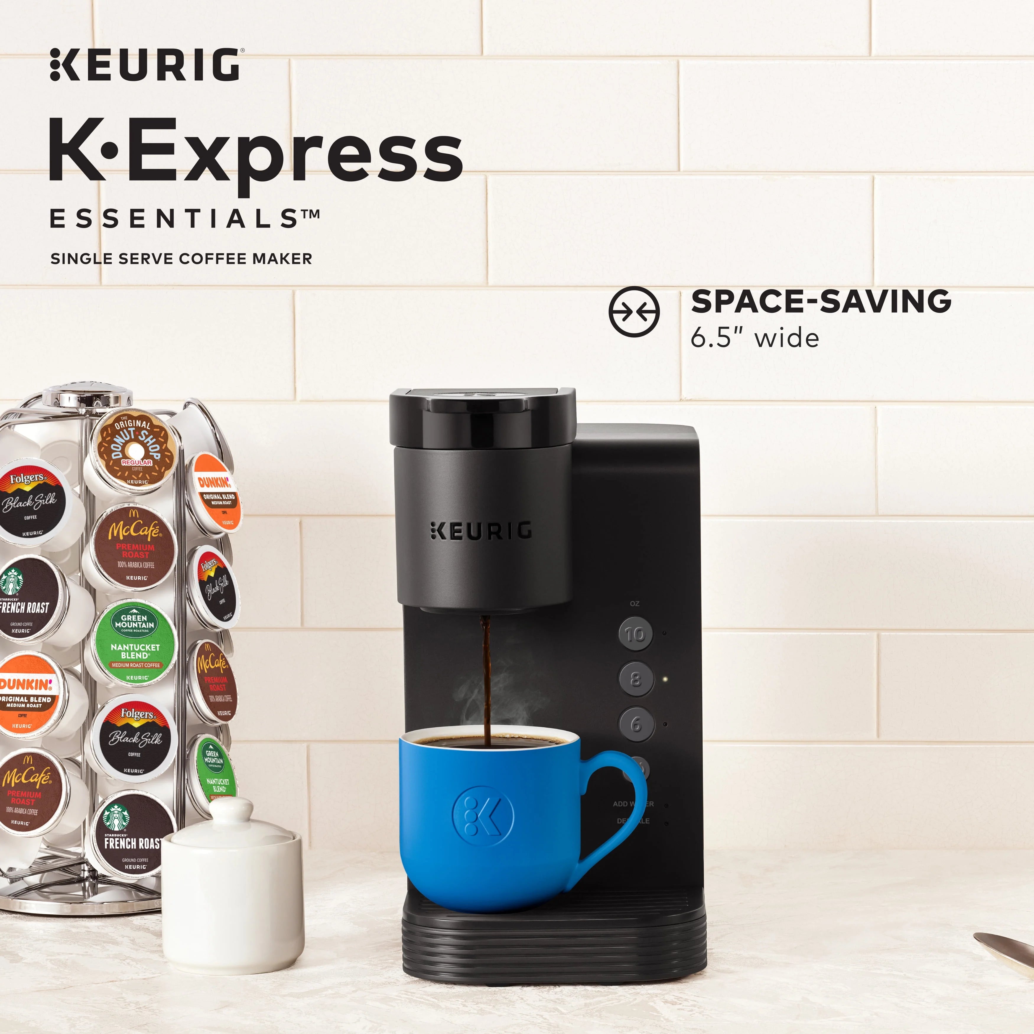 Keurig K-Express Essentials Single Serve K-Cup Pod Coffee Maker, Black L838940