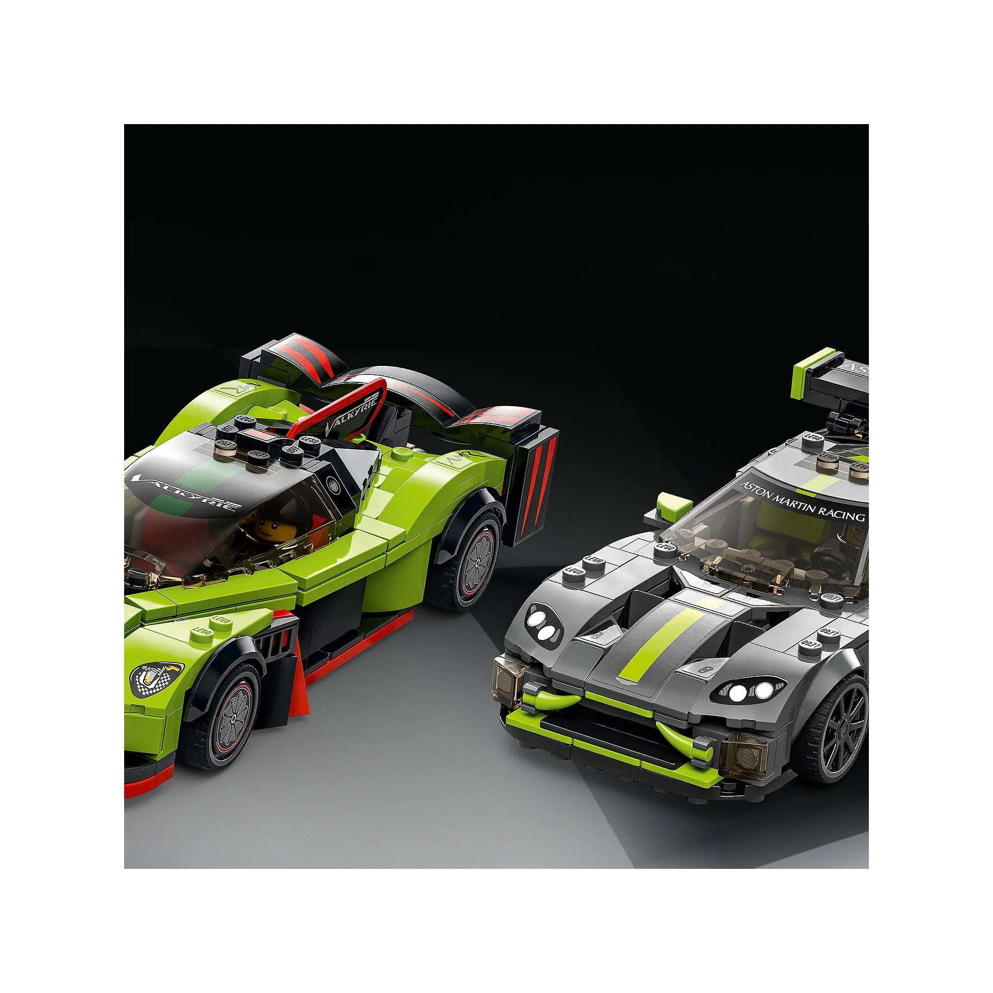 LEGO Speed Champions Aston Martin Valkyrie AMR Pro & Vantage GT3 76910 Race Car Toy Set L388314