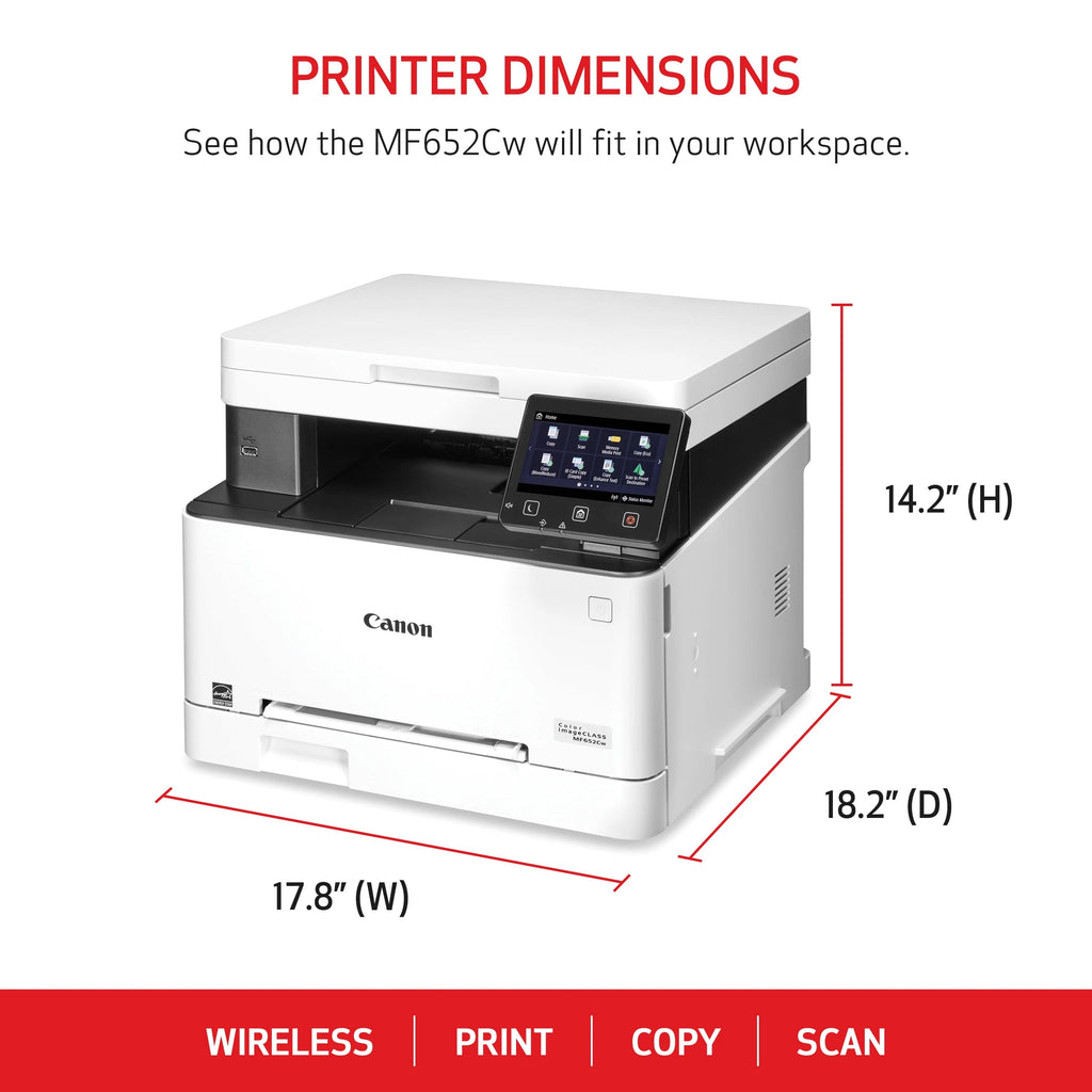 Canon Color imageCLASS MF652Cw Wireless Multifunction Laser Printer V1428