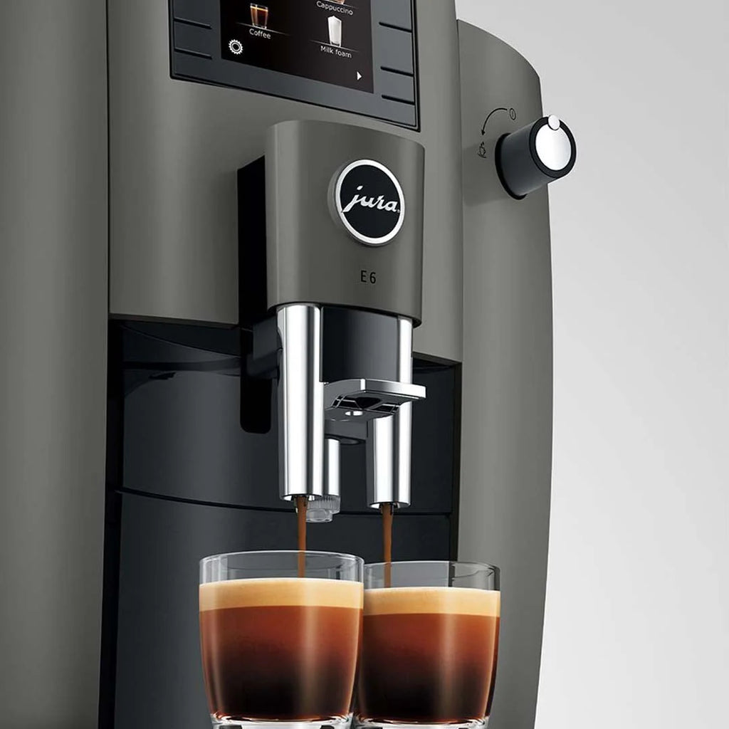 Jura 15559 E6 Automatic Espresso Machine, Piano White T131