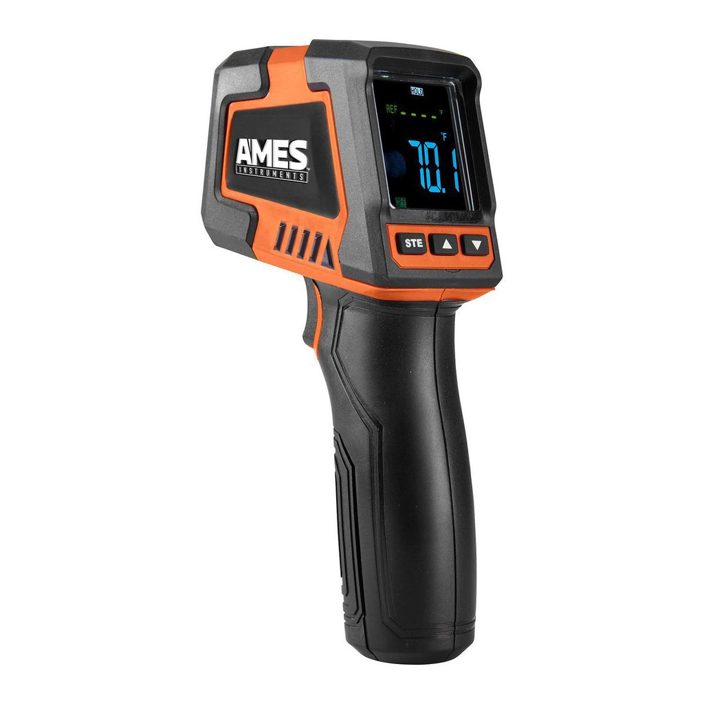 AMES INSTRUMENTS 20:1 Infrared Laser Thermometer with Color Alarms H2615