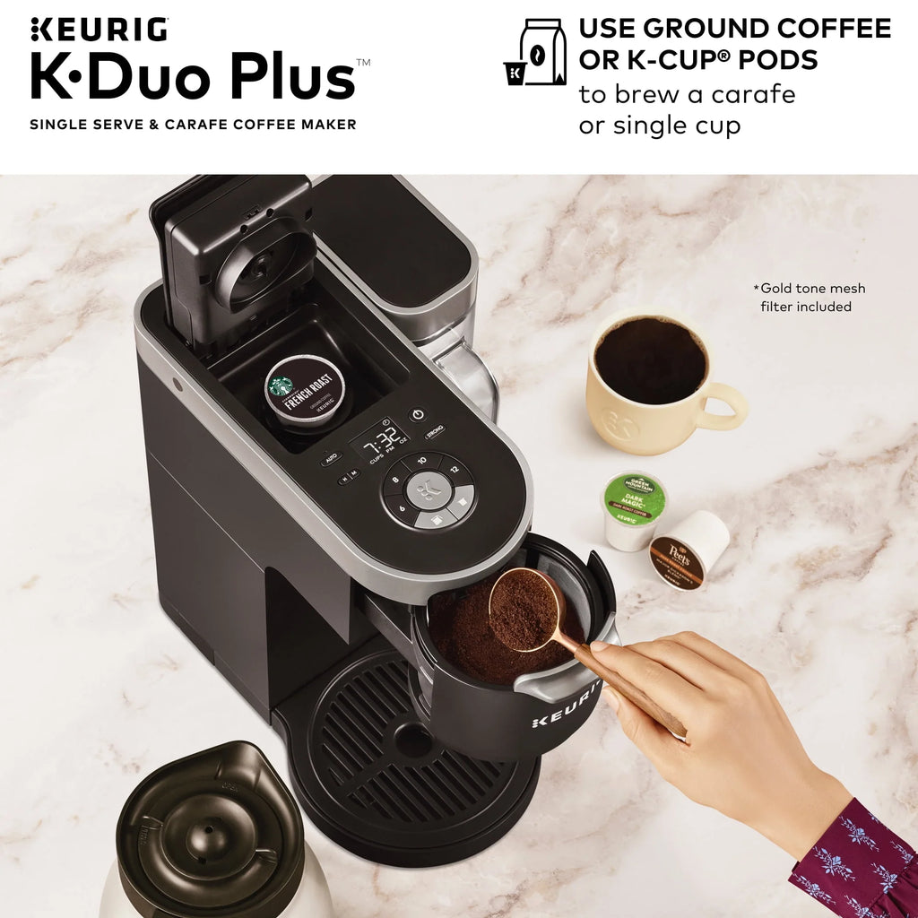 Keurig K-Duo Plus Single Serve & Carafe Coffee Maker F4389