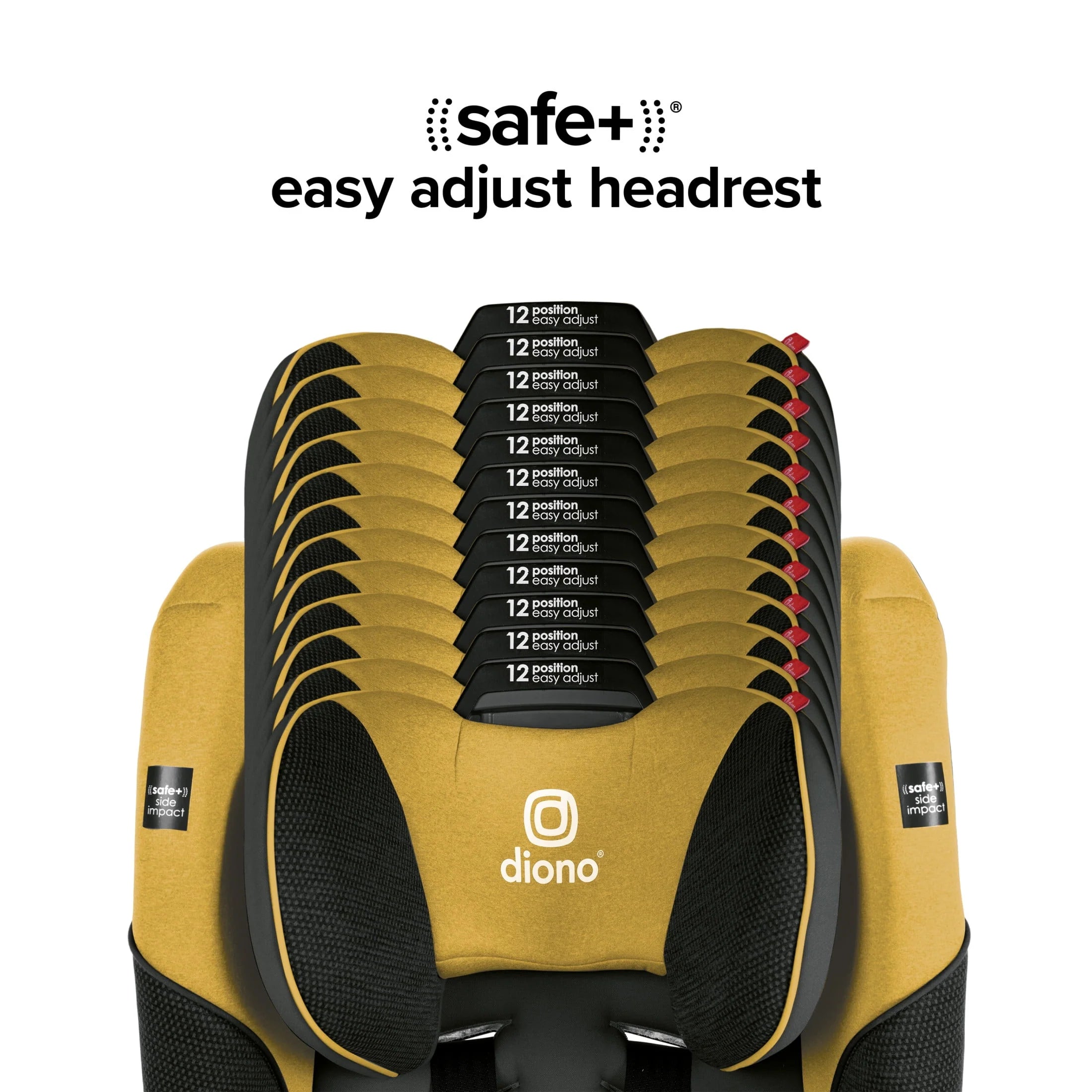 Diono Radian 3QXT SafePlus All-in-One Convertible Car Seat, Red B871