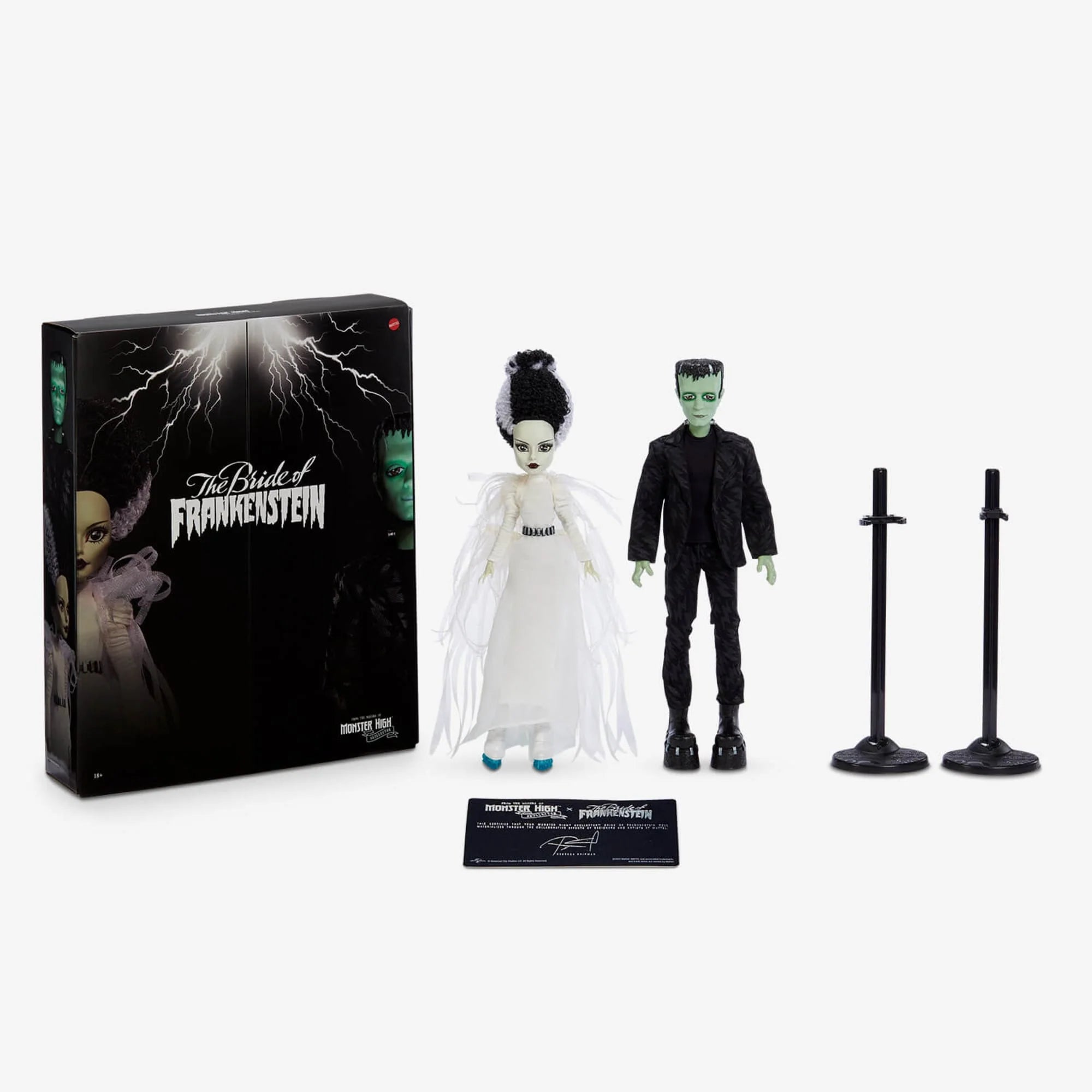 Frankenstein & Bride of Frankenstein Monster High Skullector Doll Set F803208