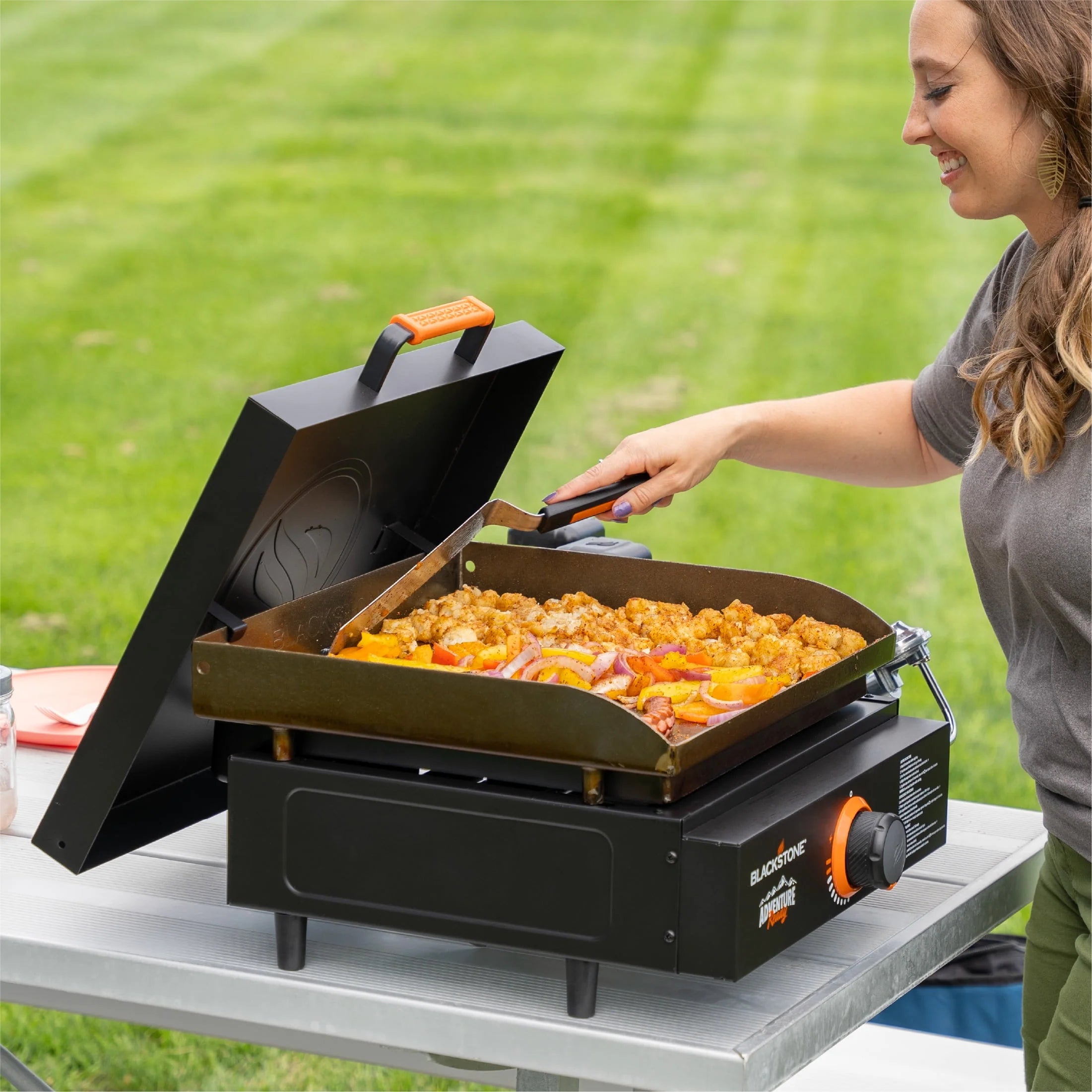 Blackstone Adventure Ready 17" Propane Griddle with Hard Cover M7580